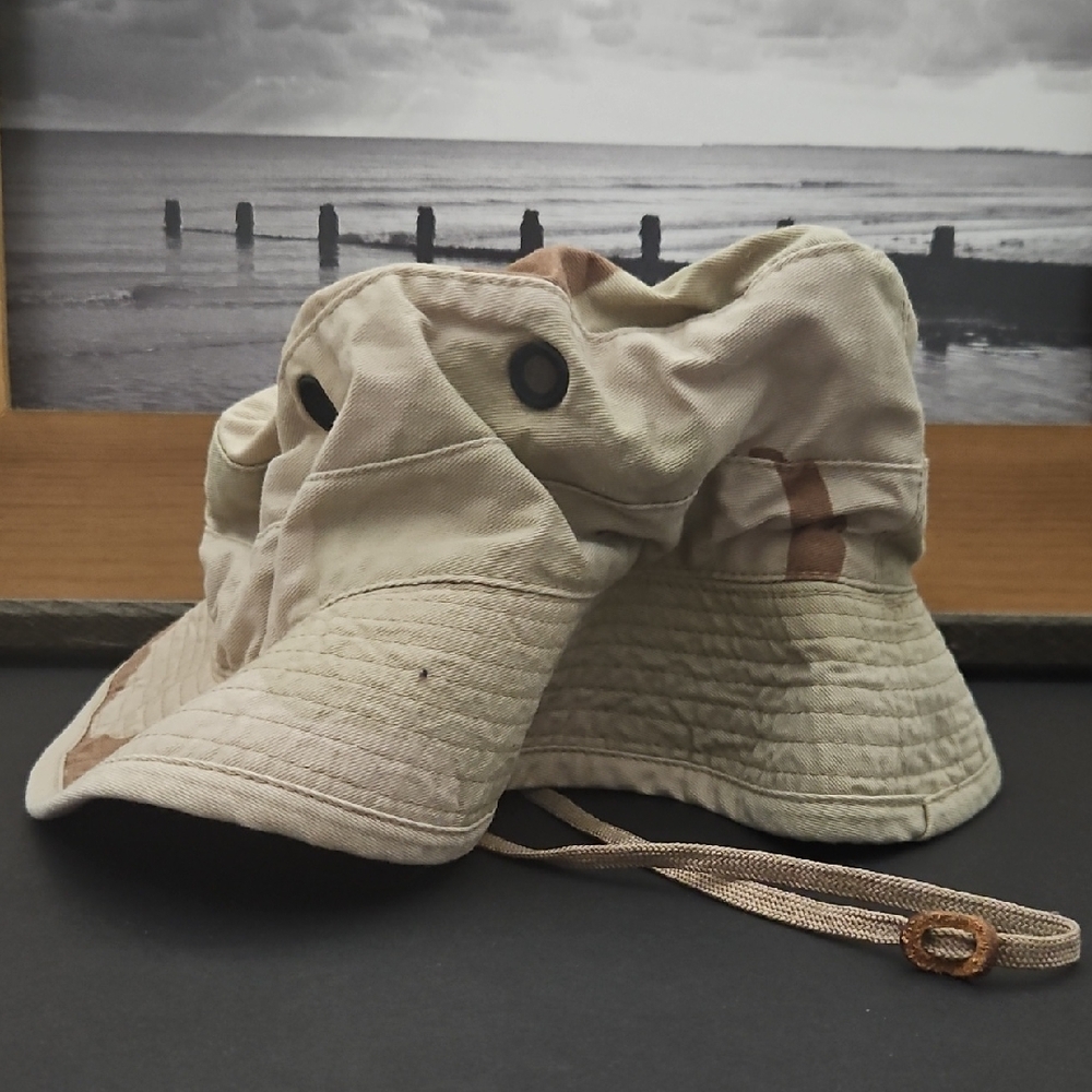 2/$13 Tan and Brown Camo Men's BUCKET Hat